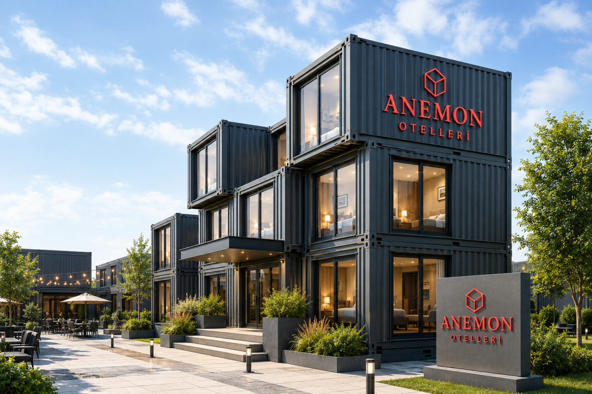 Anemon Küp Otel Projesi ile Yeni Nesil Modüler Konaklama Dönemi Başlıyor